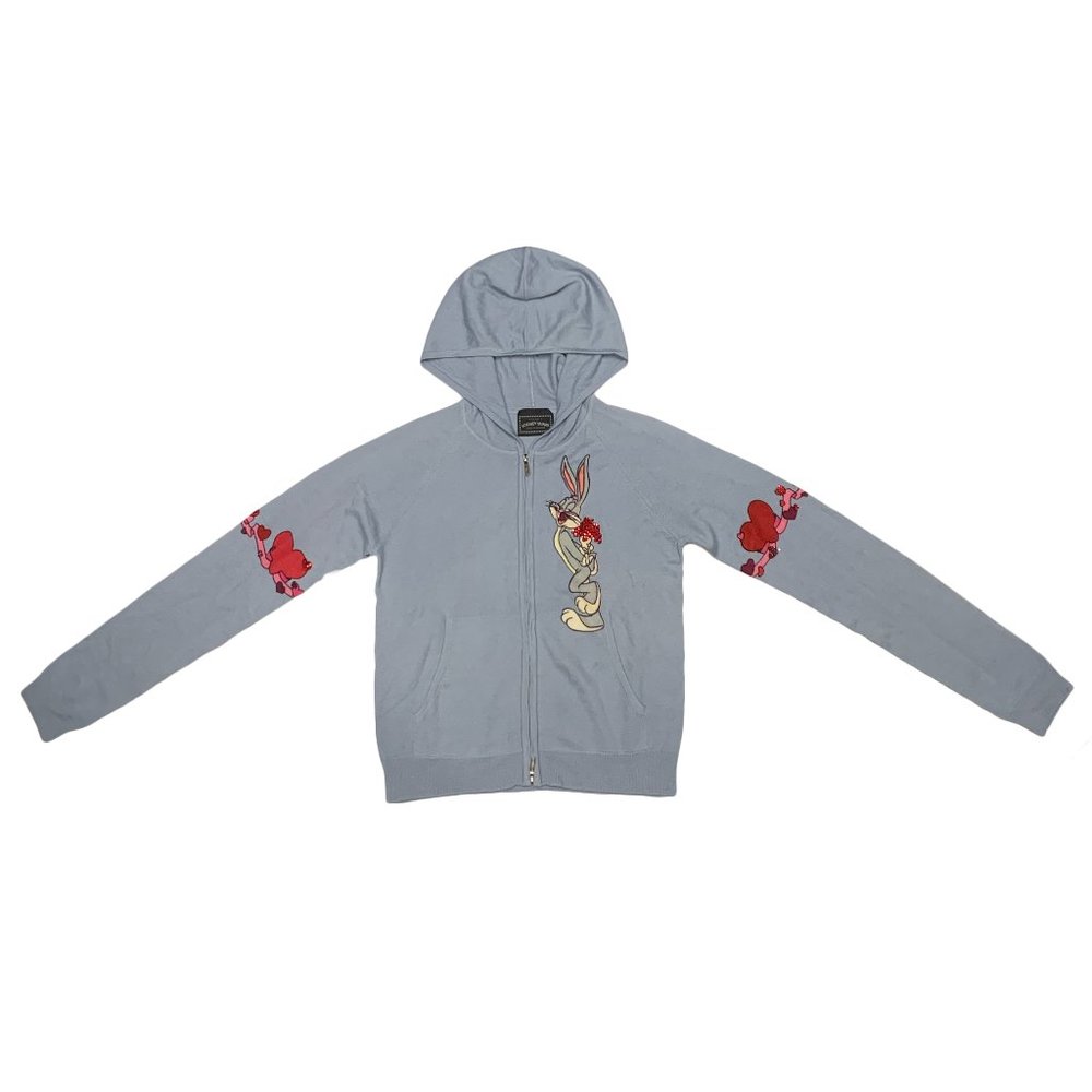 Classic Looney Tunes Cashmere Zip-Hoodie Bugs Bunny - Blue